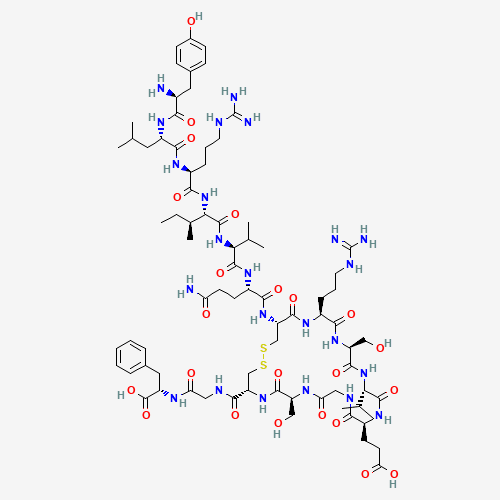 2D molecular structure of AOD-9604, molecular formula C78H123N23O23S2