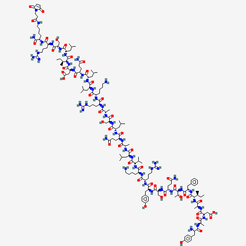 2D molecular structure of CJC-1295 with DAC, molecular formula C165H269N47O46