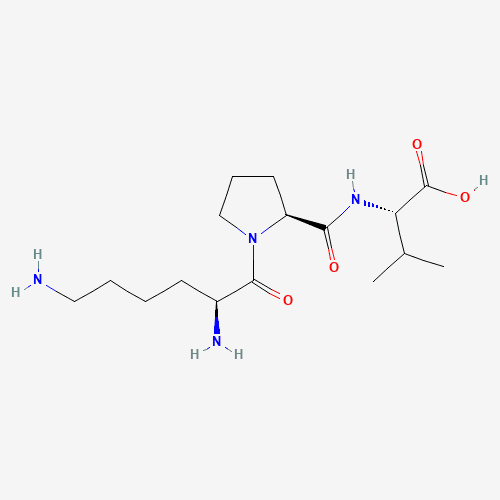 2D molecular structure of KPV, molecular formula C16H30N4O4